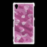 Coque Sony Xpéria Z1 Camouflage rose