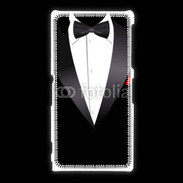 Coque Sony Xpéria Z1 Illustration smoking noir