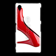 Coque Sony Xpéria Z1 Escarpin rouge 2
