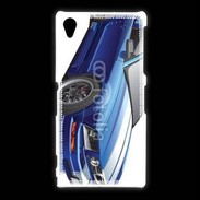 Coque Sony Xpéria Z1 Mustang bleue