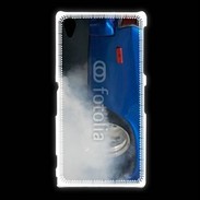 Coque Sony Xpéria Z1 Roue en feu dragster 7