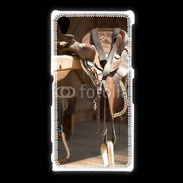 Coque Sony Xpéria Z1 Selle de cowboy