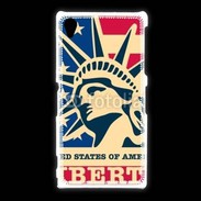 Coque Sony Xpéria Z1 Timbre USA