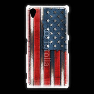 Coque Sony Xpéria Z1 USA Grunge drapeau