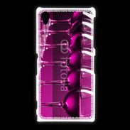 Coque Sony Xpéria Z1 Verre de vin sur fond rose