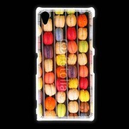 Coque Sony Xpéria Z1 Étalage macarons