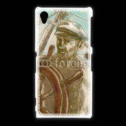Coque Sony Xpéria Z1 Illustration capitaine de navire