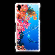 Coque Sony Xpéria Z1 Plongeur en mer 11