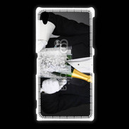 Coque Sony Xpéria Z1 Major d'homme champagne
