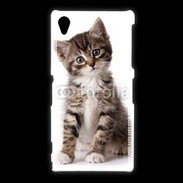 Coque Sony Xpéria Z1 Chaton gris 3