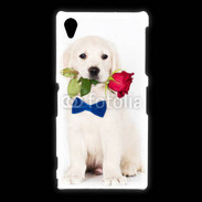 Coque Sony Xpéria Z1 Chiot gentleman