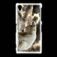 Coque Sony Xpéria Z1 Ours blanc en colère