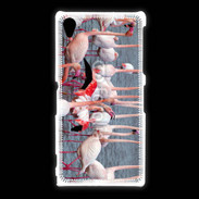 Coque Sony Xpéria Z1 flamand rose