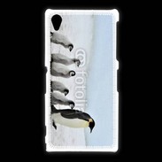 Coque Sony Xpéria Z1 Famille de Pingouin Empereur