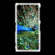 Coque Sony Xpéria Z1 Paon faisant la roue