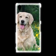 Coque Sony Xpéria Z1 Portrait de Chien Golden 5
