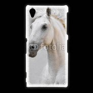 Coque Sony Xpéria Z1 Portrait cheval blanc 11