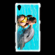 Coque Sony Xpéria Z1 Bisou de dauphin