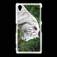 Coque Sony Xpéria Z1 Magnifique tigre blanc