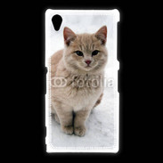 Coque Sony Xpéria Z1 Chat dans la neige