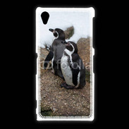 Coque Sony Xpéria Z1 2 pingouins