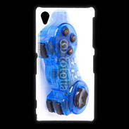 Coque Sony Xpéria Z1 Manette de jeux bleue