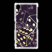 Coque Sony Xpéria Z1 Illustration de dés noirs