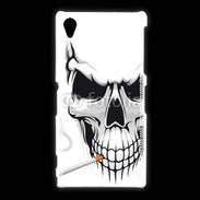 Coque Sony Xpéria Z1 Tête de mort fumeur