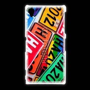 Coque Sony Xpéria Z1 Plaque d'immatriculation