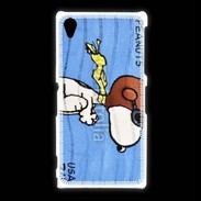 Coque Sony Xpéria Z1 Snoopy timbre poste