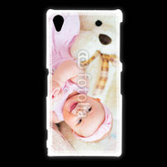 Coque Sony Xpéria Z1 Sourire de bébé en rose