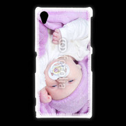 Coque Sony Xpéria Z1 Amour de bébé en violet