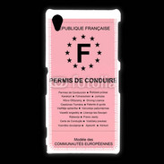 Coque Sony Xpéria Z1 Permis de conduire