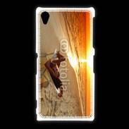Coque Sony Xpéria Z1 Couché de soleil agréable sur la plage