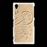 Coque Sony Xpéria Z1 Soleil et sable sur la plage