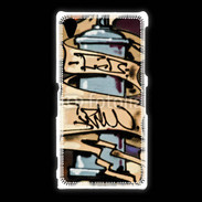 Coque Sony Xpéria Z1 Graffiti bombe de peinture 6