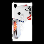Coque Sony Xpéria Z1 Paire d'as au poker 5