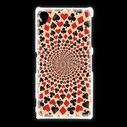 Coque Sony Xpéria Z1 Spirale symboles de carte