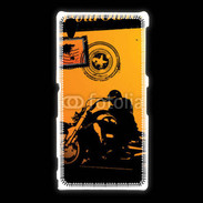 Coque Sony Xpéria Z1 motorcycle rider background