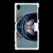 Coque Sony Xpéria Z1 homme avec casque de moto