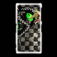 Coque Sony Xpéria Z1 Femme sexy moto 4