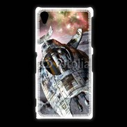 Coque Sony Xpéria Z1 Vaisseau spatial sur la lune