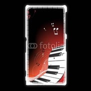 Coque Sony Xpéria Z1 Abstract piano 2