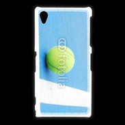 Coque Sony Xpéria Z1 Cours de tennis béton bleu