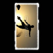 Coque Sony Xpéria Z1 beach soccer couché du soleil