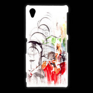 Coque Sony Xpéria Z1 Illustration de cycliste 2