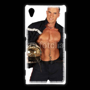 Coque Sony Xpéria Z1 Pompier stripteaser