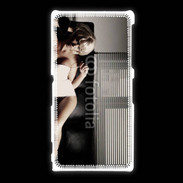 Coque Sony Xpéria Z1 femme sexy canapé 2