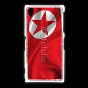 Coque Sony Xpéria Z1 Drapeau Corée du Nord