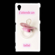 Coque Sony Xpéria Z1 J'attend un bébé PR